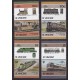 TRENES SERIE COMPLETA DE ESTAMPILLAS NUEVAS MINT St VINCENT